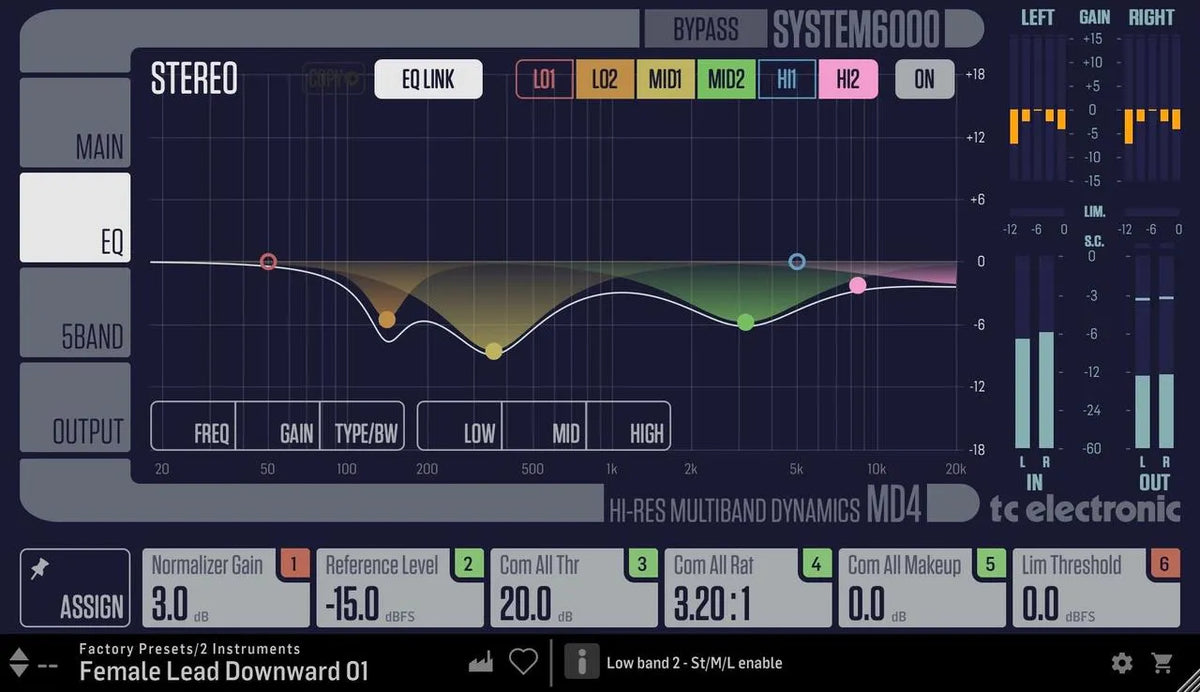 TC Electronic MD4 HD - Hi-Res Multiband Dynamics