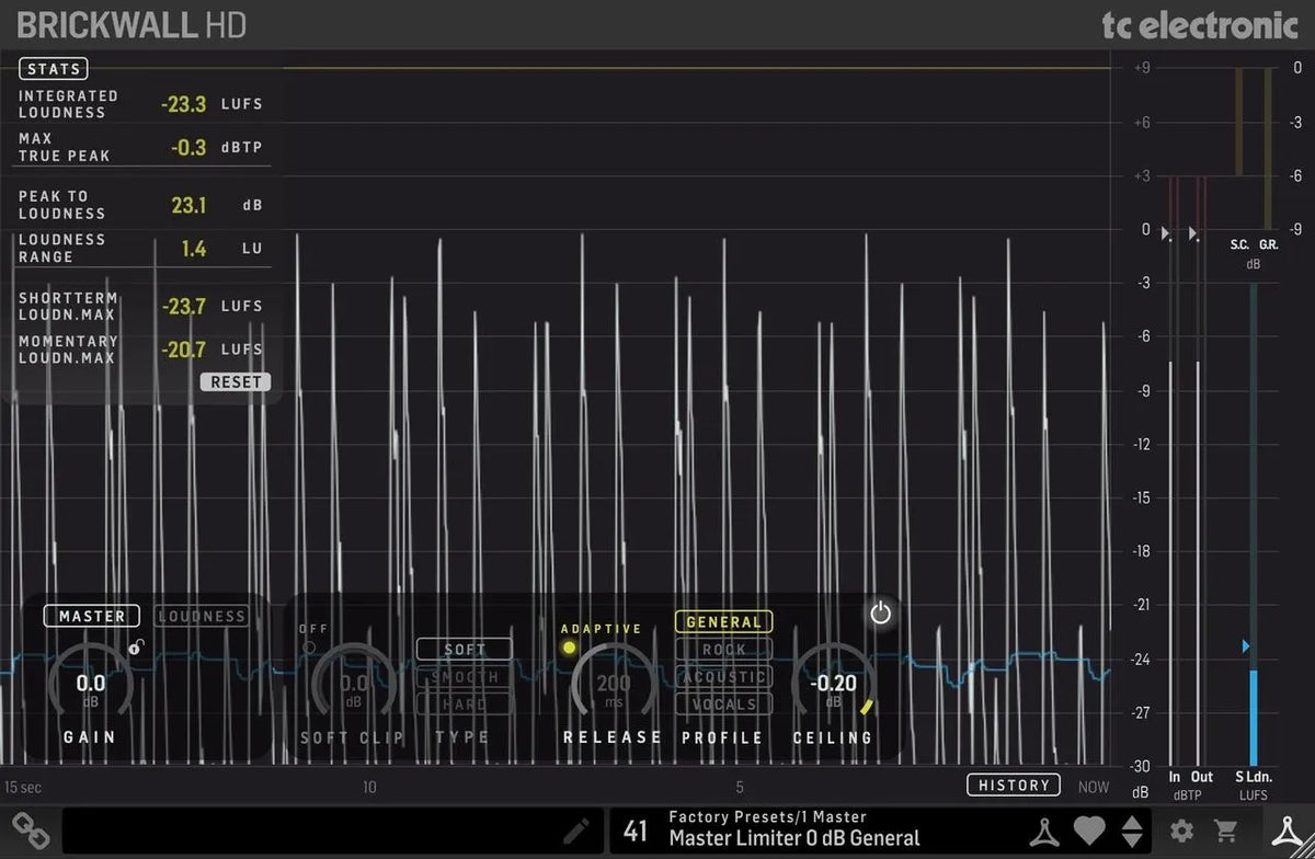 TC Electronic BRICKWALL HD - Master Limiter