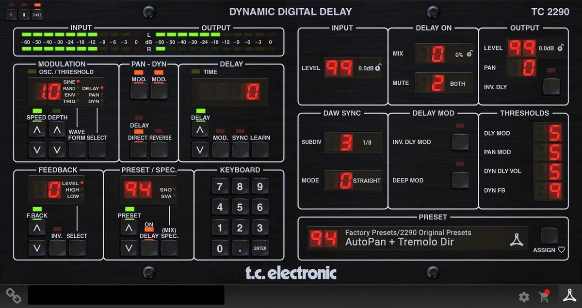 TC Electronic TC 2290 - Legendary Dynamic Delay