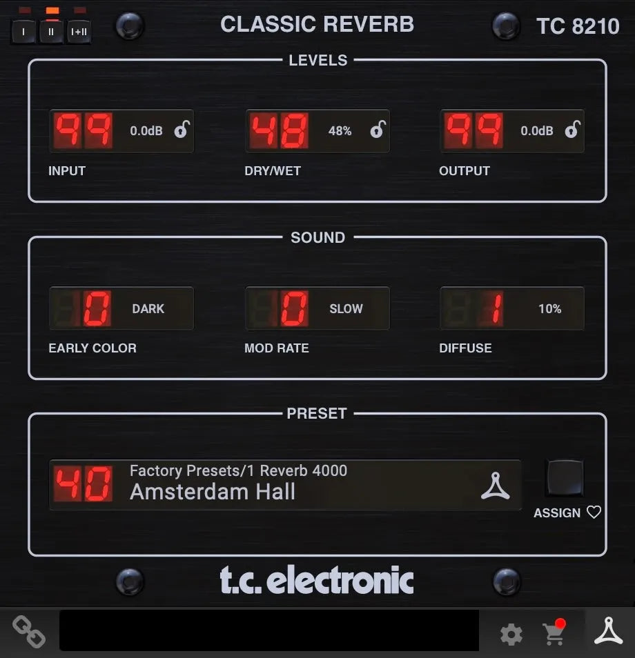 TC Electronic TC 8210 - Classic Mixing Reverb