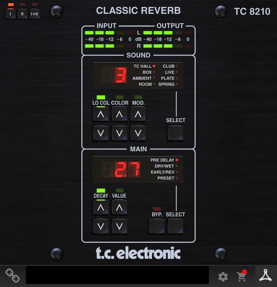 TC Electronic TC 8210 - Classic Mixing Reverb