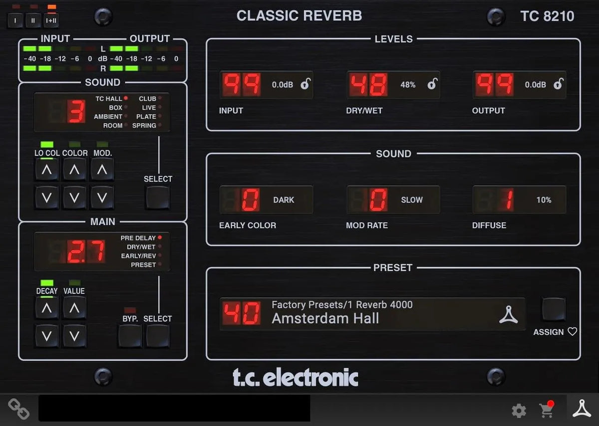 TC Electronic TC 8210 - Classic Mixing Reverb