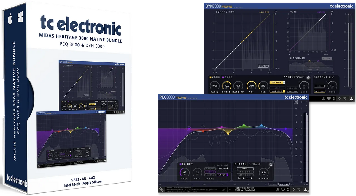 TC Electronic Midas Heritage 3000 Native Bundle