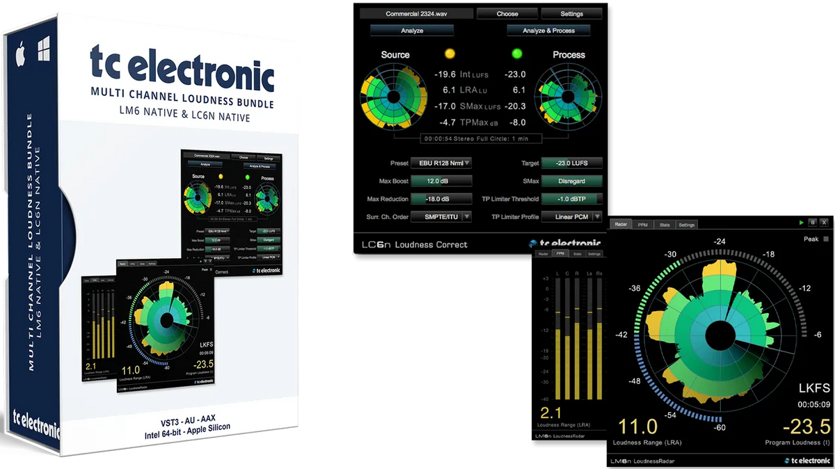 TC Electronic Multi Channel Loudness Bundle