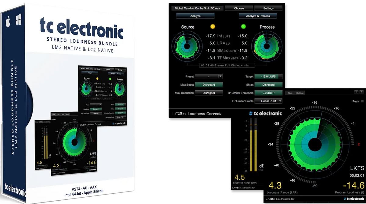 TC Electronic Stereo Loudness Bundle