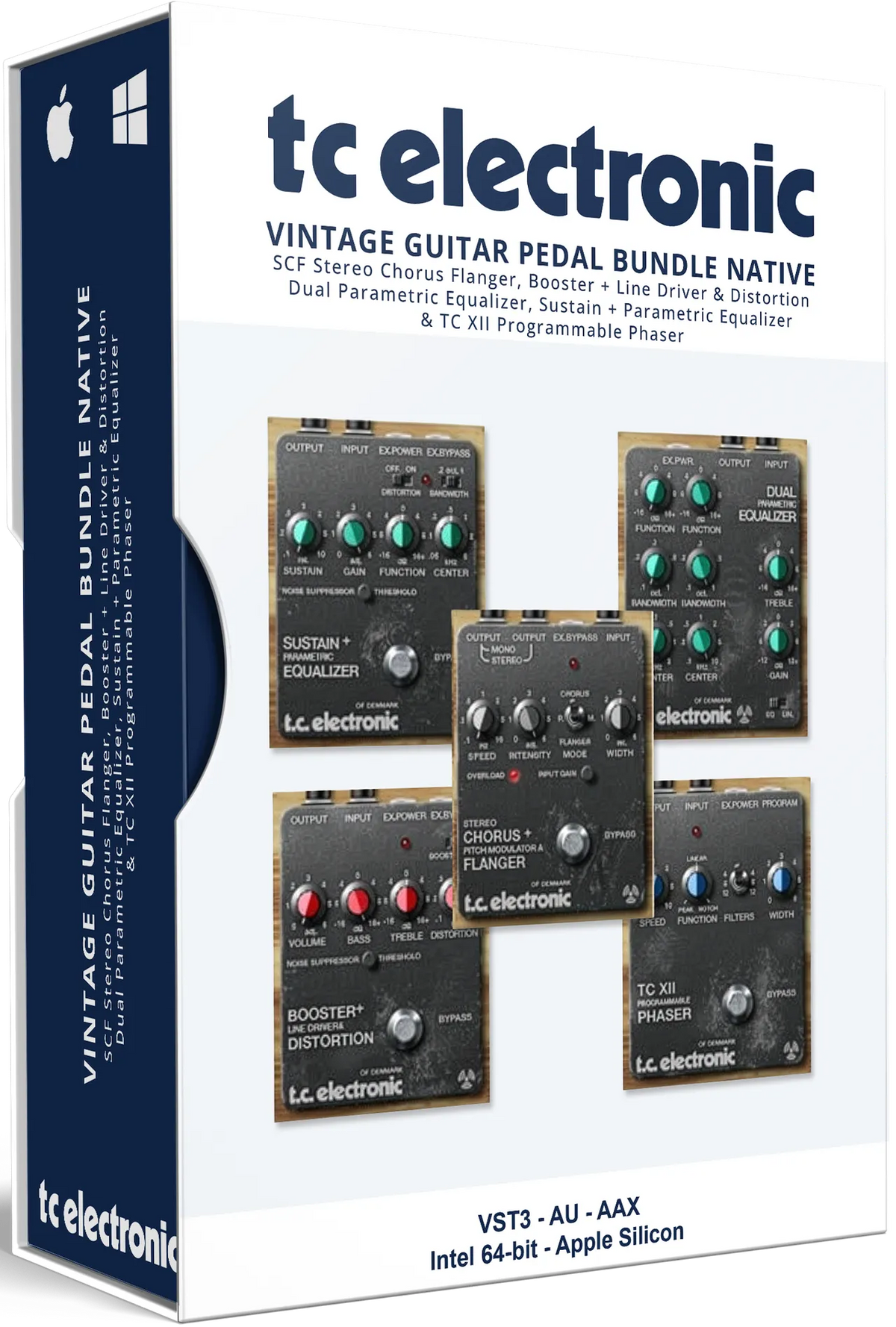 TC Electronic Vintage Guitar Pedal Bundle Native