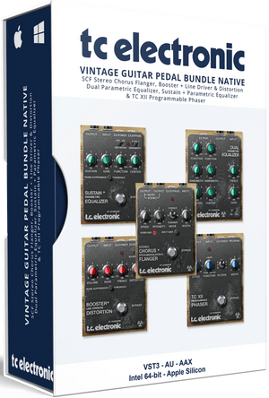 TC Electronic Vintage Guitar Pedal Bundle Native
