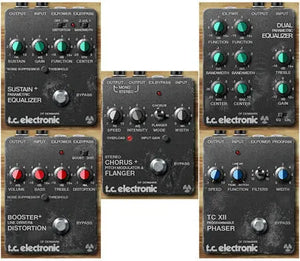 TC Electronic Vintage Guitar Pedal Bundle Native