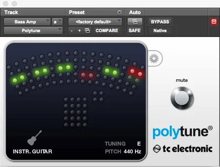 TC Electronic POLYTUNE - Polyphonic Tuner
