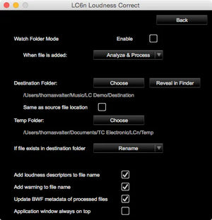 TC Electronic LC6N - Loudness Corrector