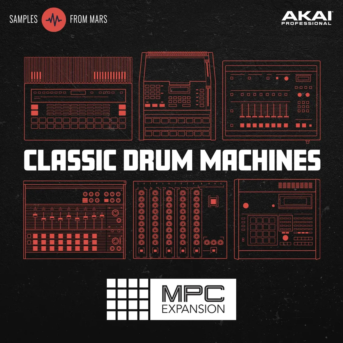 AKAI Samples From Mars - Classic Drum Machines