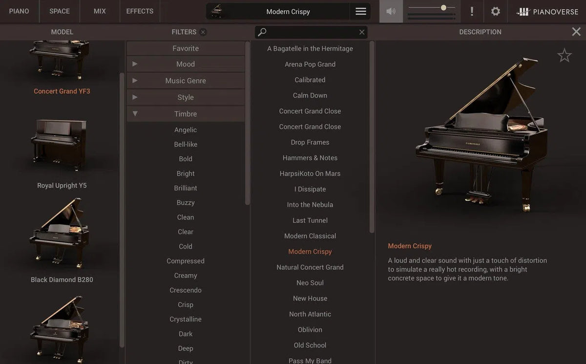 IK Multimedia Pianoverse Black Diamond B280