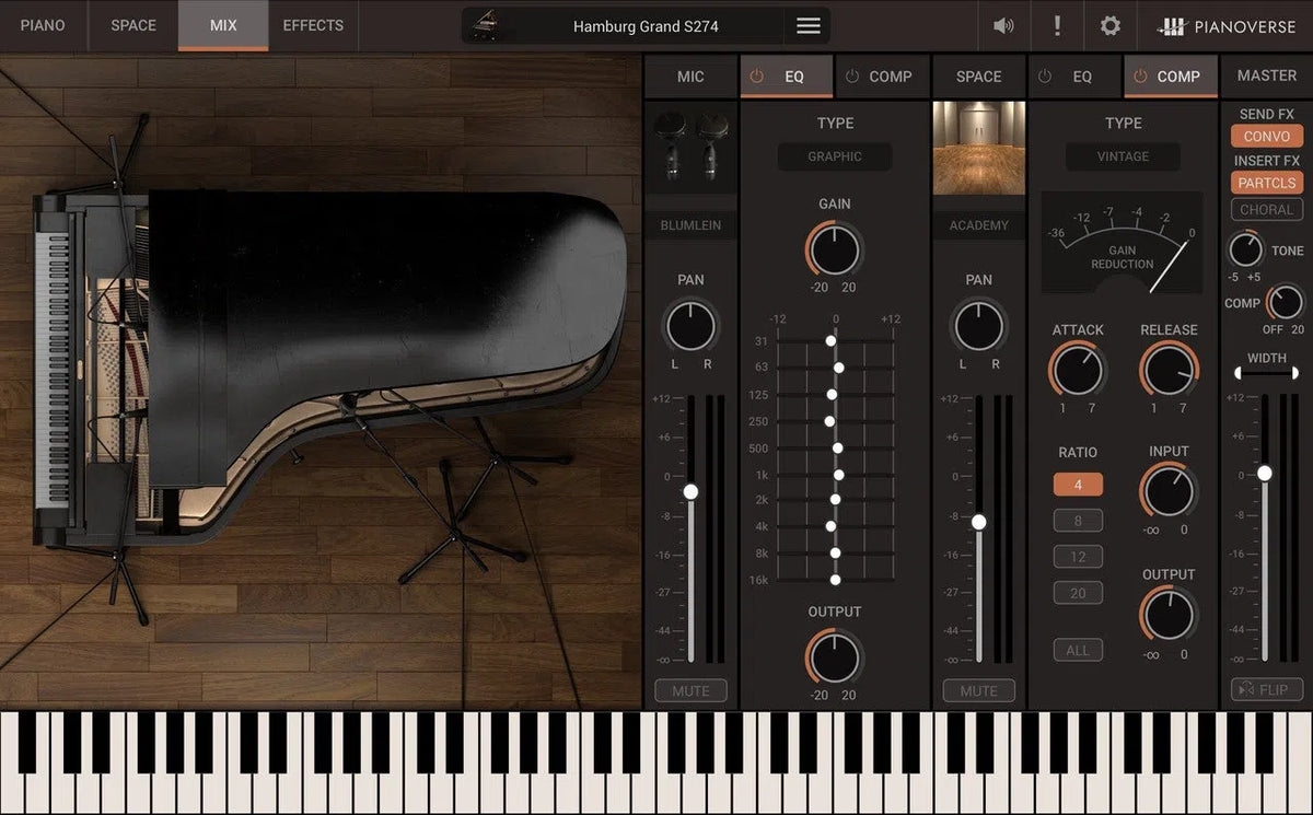 IK Multimedia Pianoverse Hamburg Grand S274