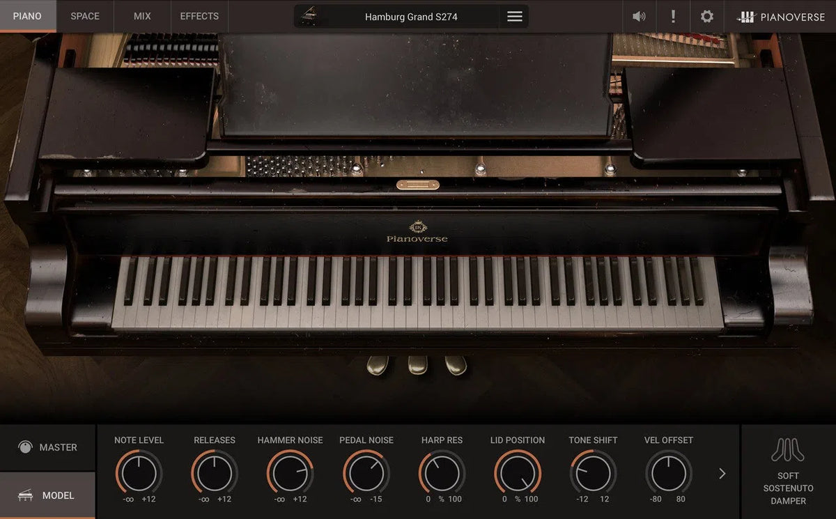 IK Multimedia Pianoverse Hamburg Grand S274
