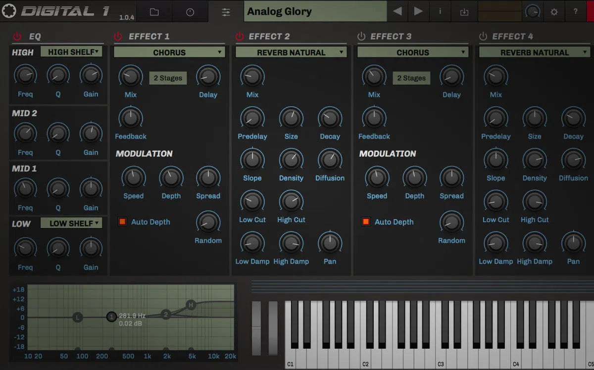 Tracktion Retromod Digital 1