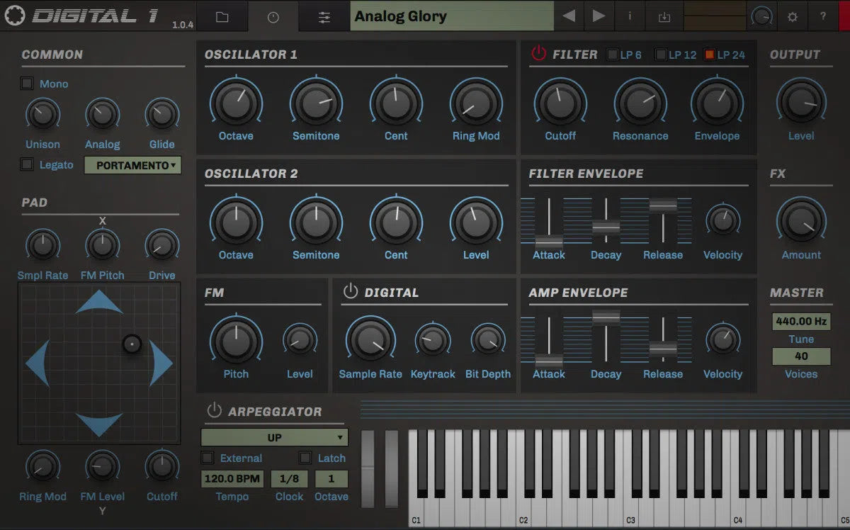 Tracktion Retromod Digital 1