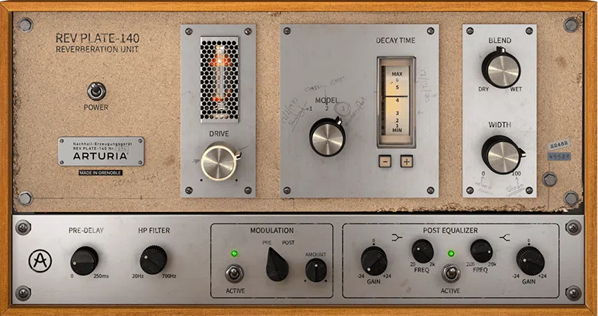 Arturia Rev PLATE-140