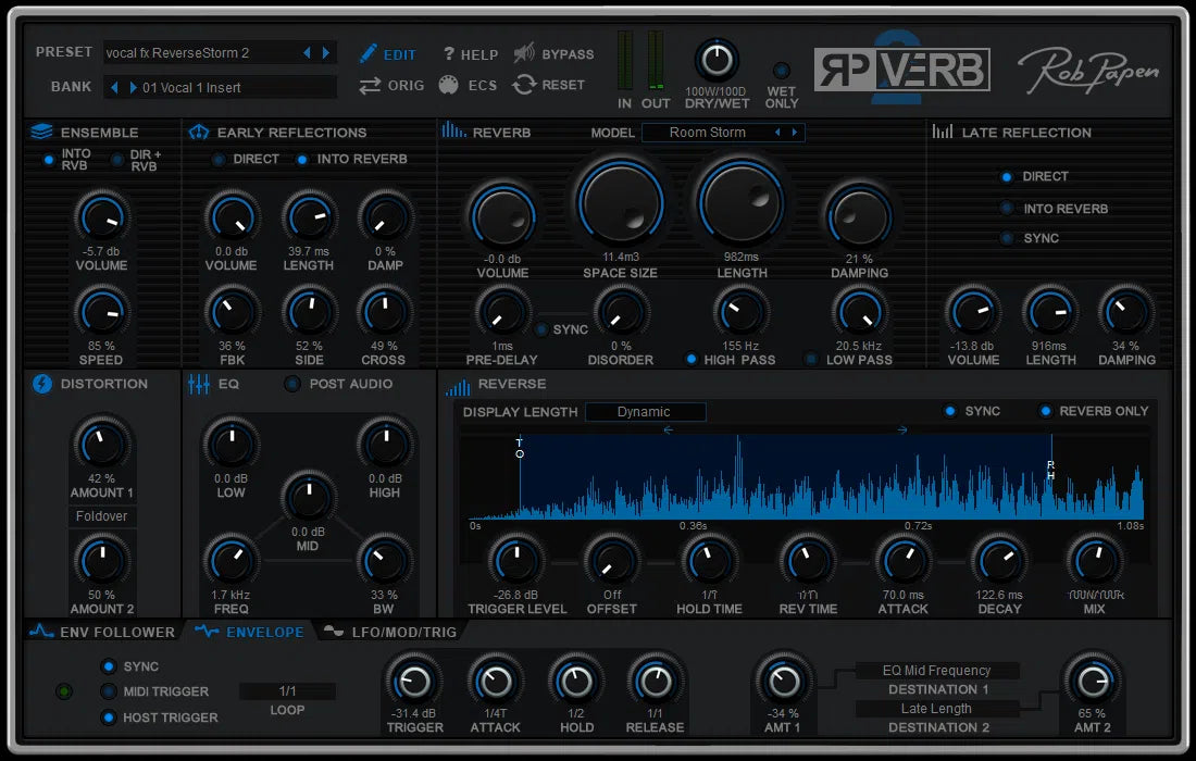 Rob Papen RP-VERB 2 Upgrade from RP-VERB 1