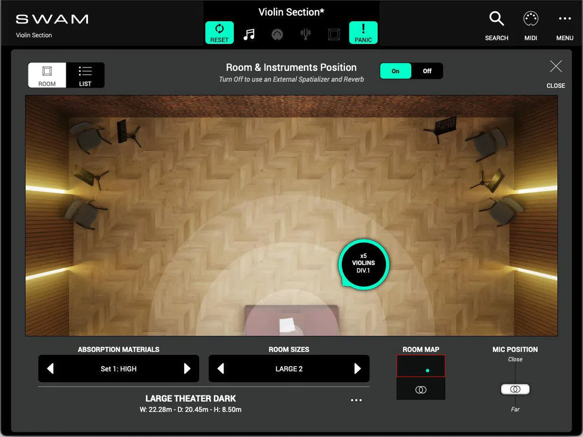 Audio Modeling SWAM String Sections