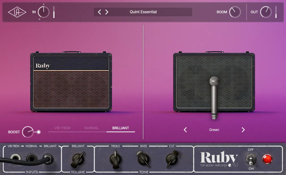 Universal Audio UAD Ruby &#39;63 Top Boost Amplifier