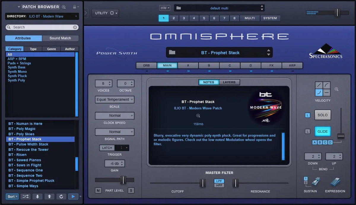 ILIO BT - Modern Wave Patches for Omnisphere 2