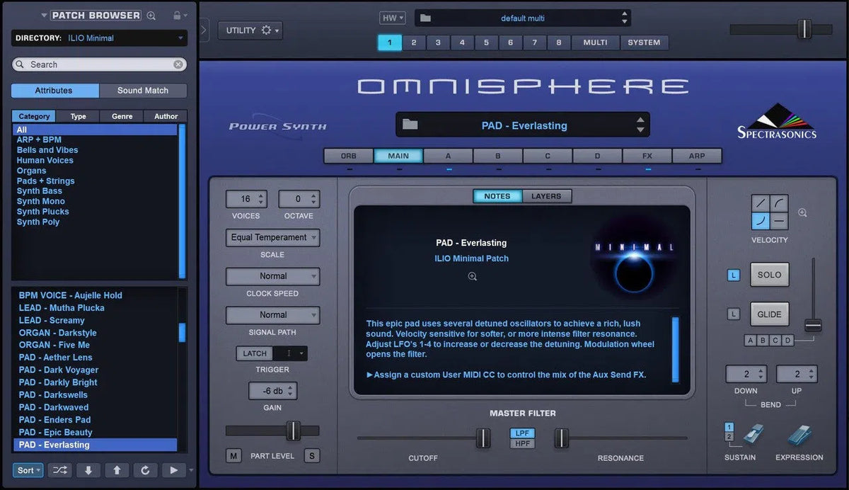 ILIO Minimal - Patches for Omnisphere 2
