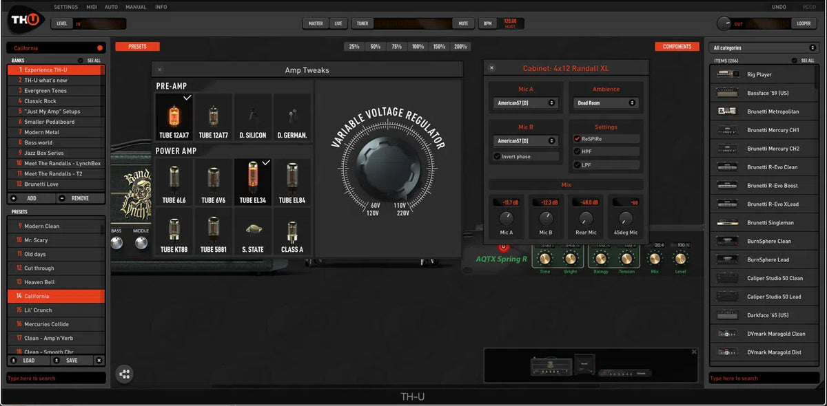 Overloud TH-U Premium Upgrade from TH-U Edition (Rock, Metal or Funk and R&B)