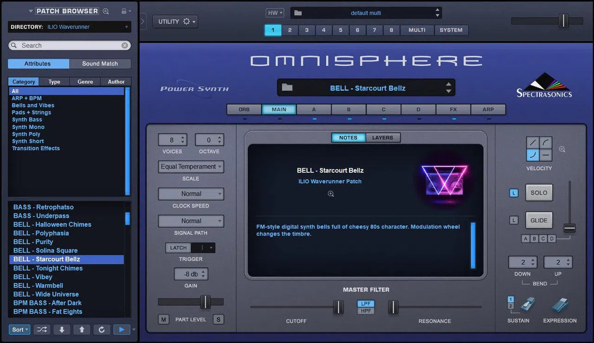 ILIO Waverunner - Patches for Omnisphere 2