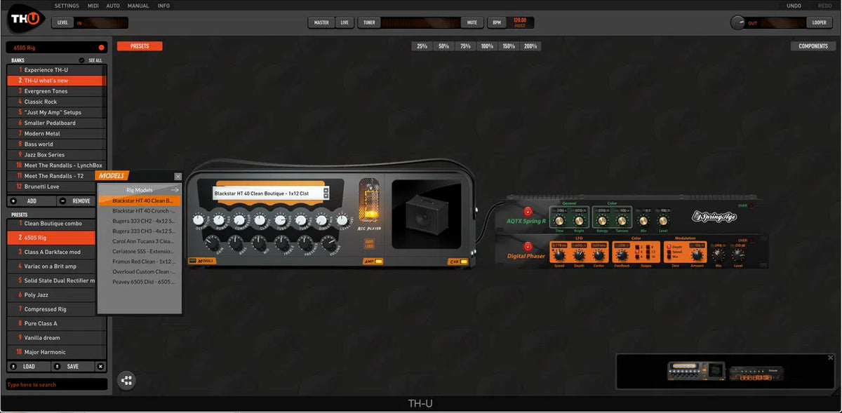 Overloud TH-U Premium Upgrade from TH-U Edition (Rock, Metal or Funk and R&B)