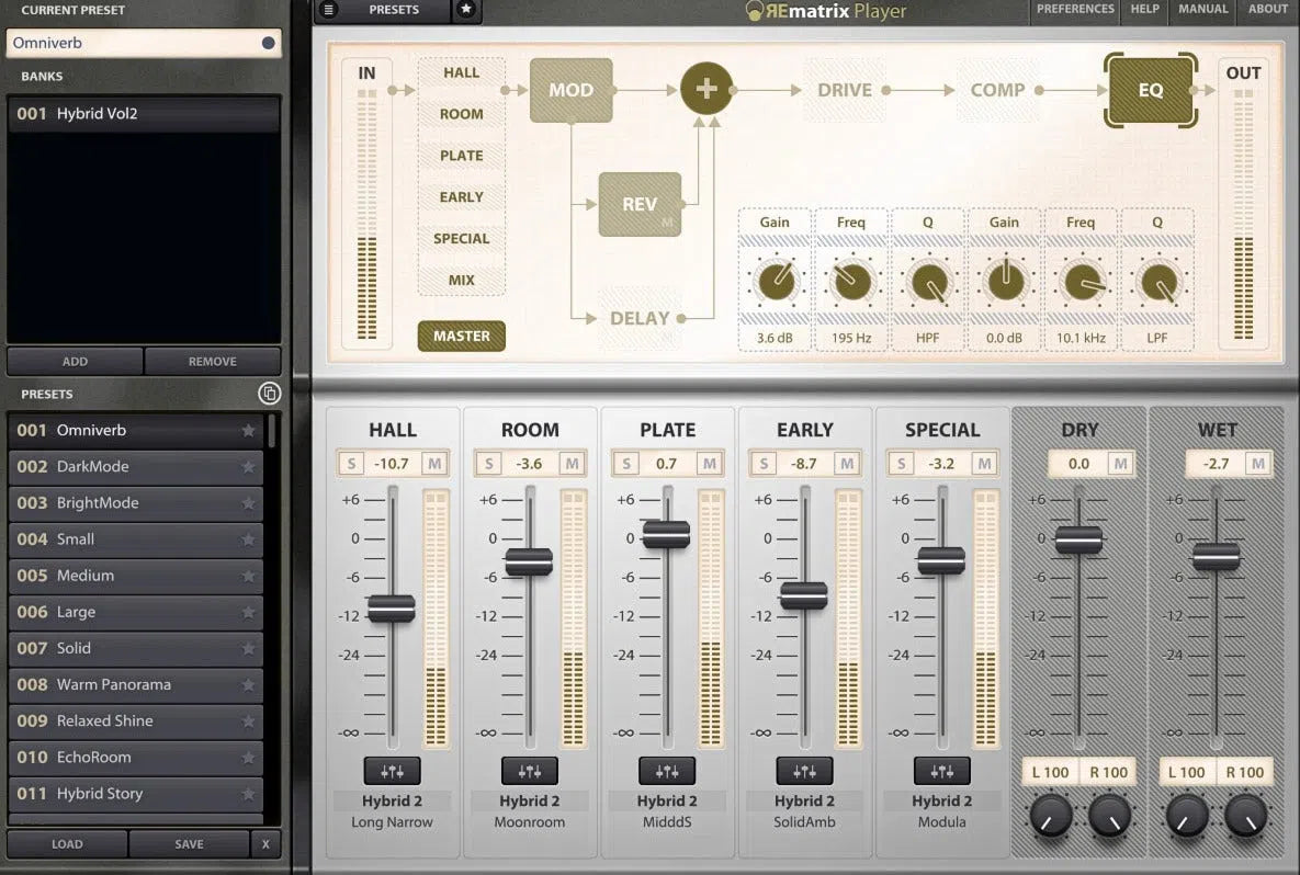 Overloud Hybrid Platinum 2 - IR Library for REmatrix