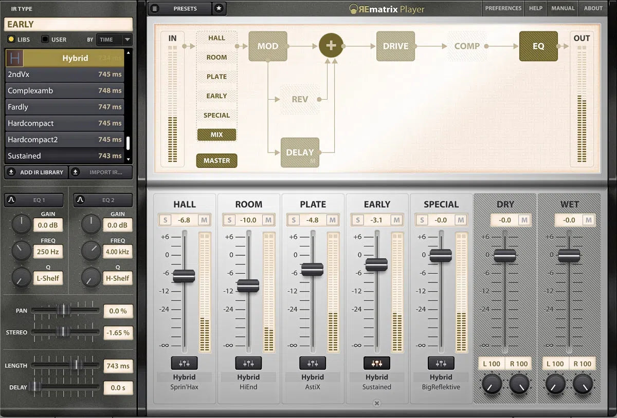 Overloud Hybrid Premium - IR Library for REmatrix