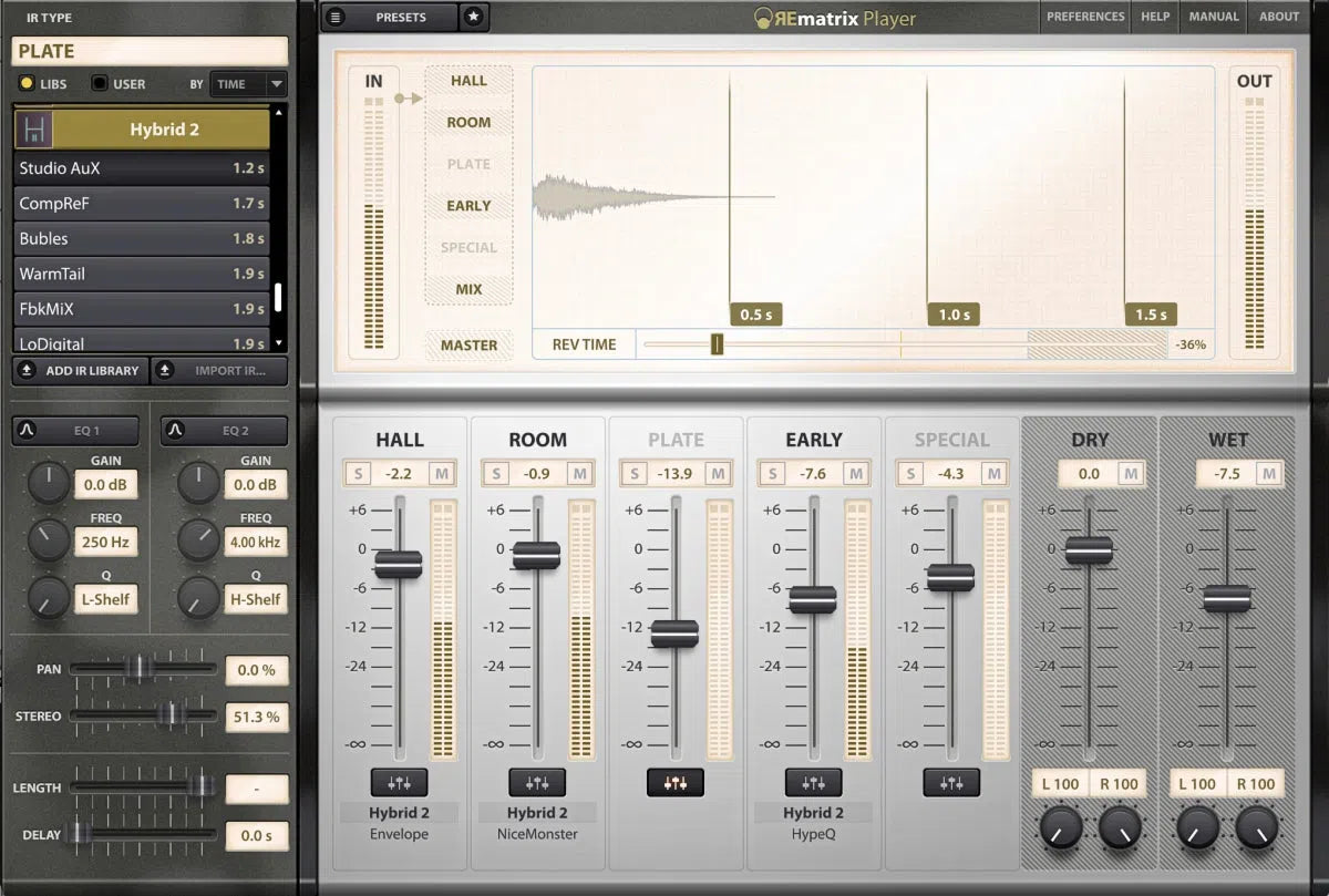 Overloud Hybrid Platinum 2 - IR Library for REmatrix