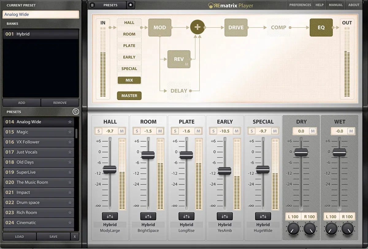 Overloud Hybrid Premium - IR Library for REmatrix