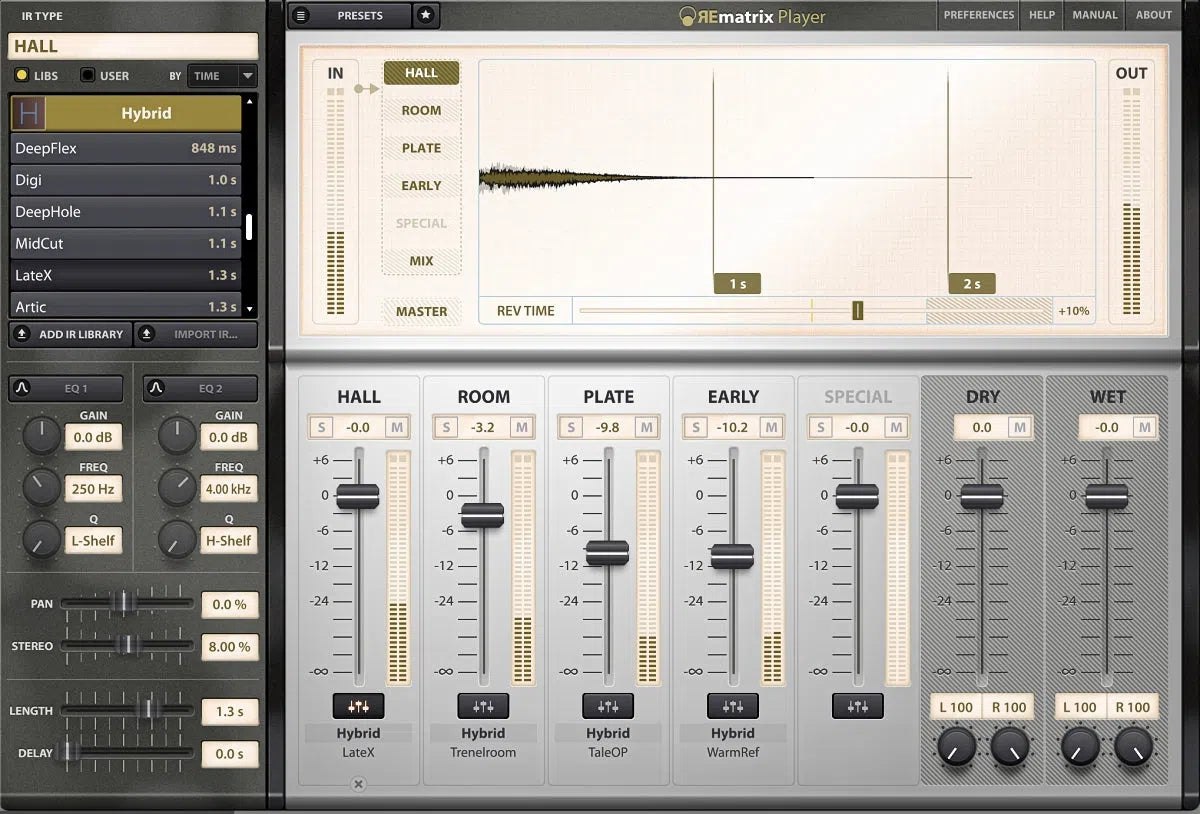 Overloud Hybrid Premium - IR Library for REmatrix