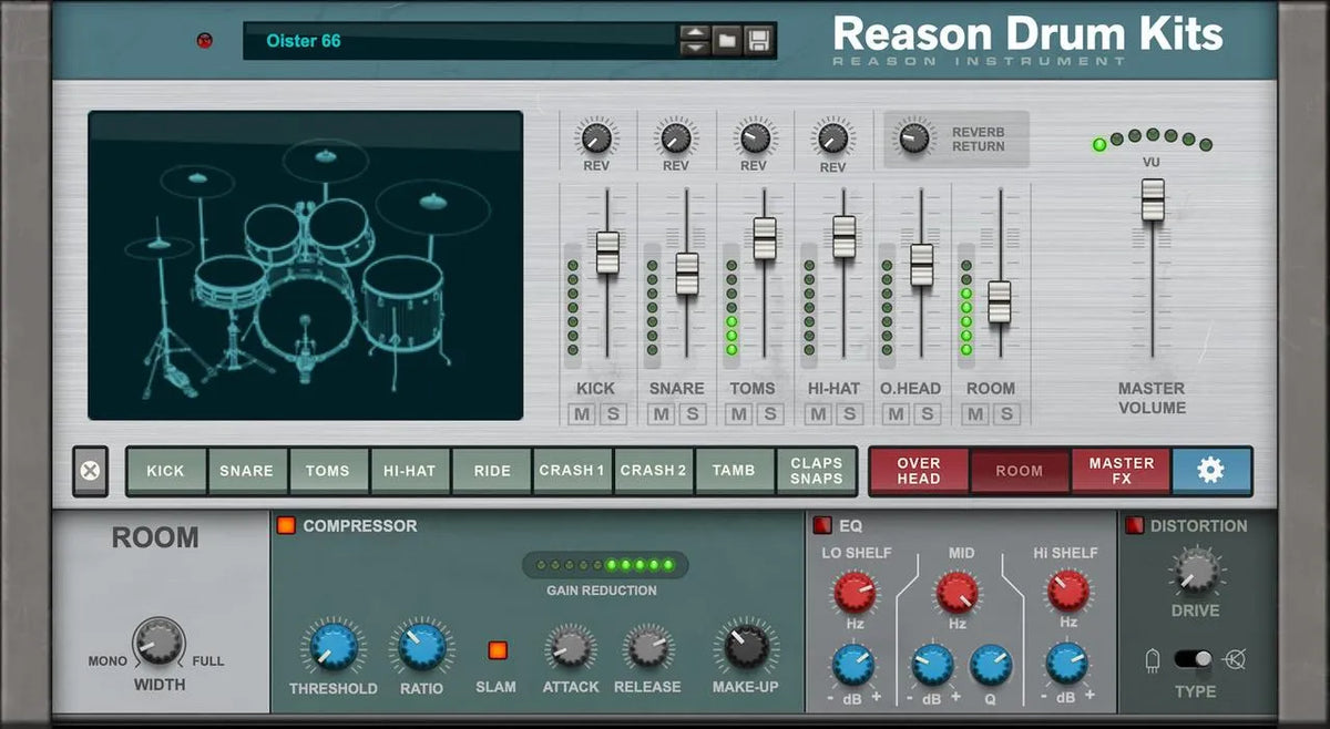 Reason Studios Drum Kits