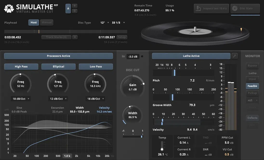Tokyo Dawn Labs TDR SimuLathe REF