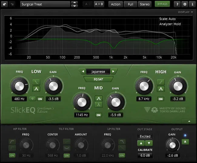 Tokyo Dawn Labs TDR VOS SlickEQ - Gentleman&#39;s Edition