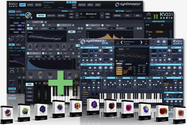 KV331 Audio SynthMaster Everything Bundle Upgrade from SynthMaster One