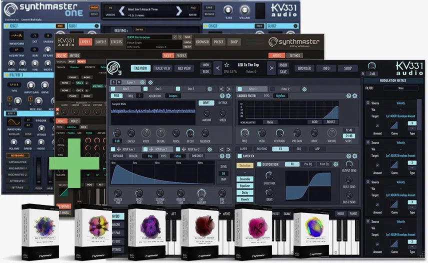 KV331 Audio SynthMaster Standard Bundle Upgrade from SynthMaster 3