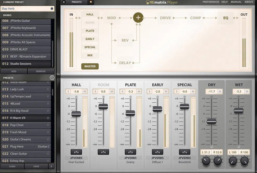 Overloud Studio Sessions I IR Library