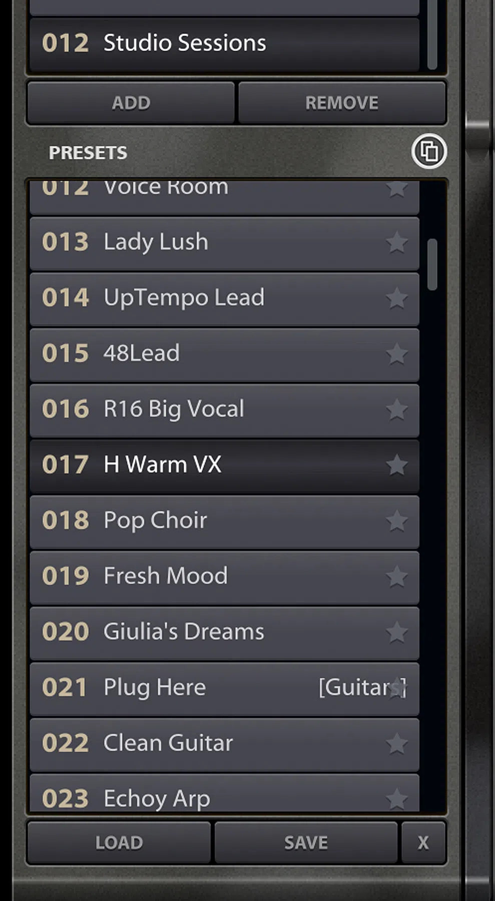 Overloud Studio Sessions I IR Library