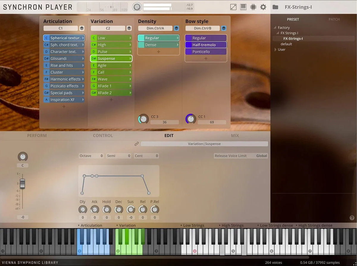 Vienna Synchron FX Strings Full Library