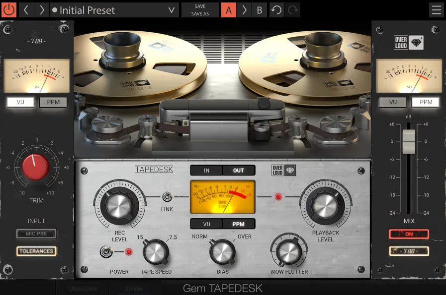 Overloud Gem TAPEDESK