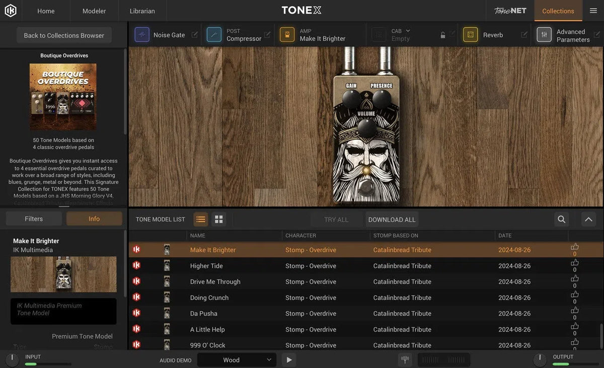 IK Multimedia TONEX Boutique Overdrives