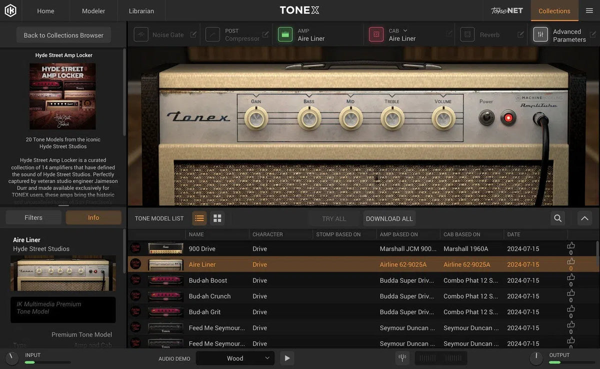 IK Multimedia TONEX Hyde Street Amp Locker