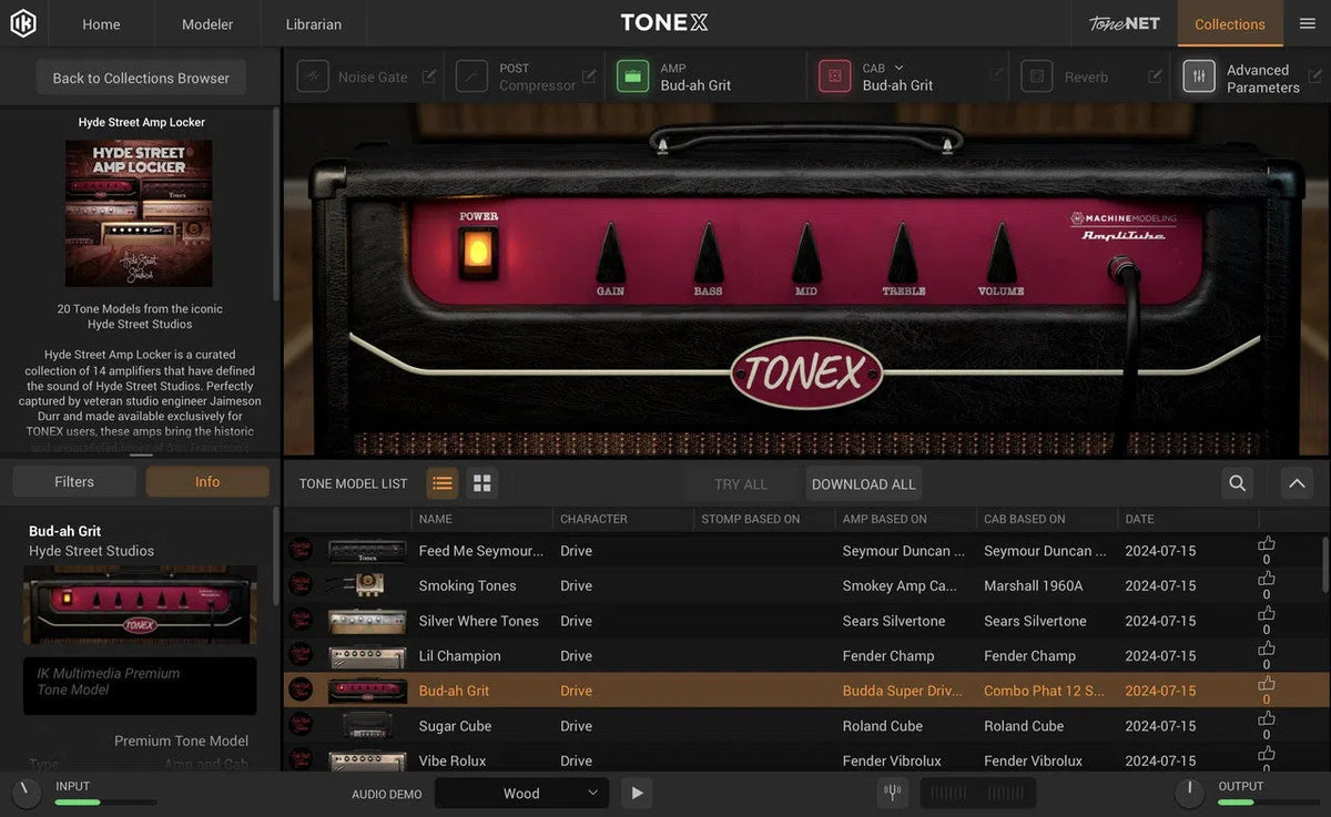 IK Multimedia TONEX Hyde Street Amp Locker