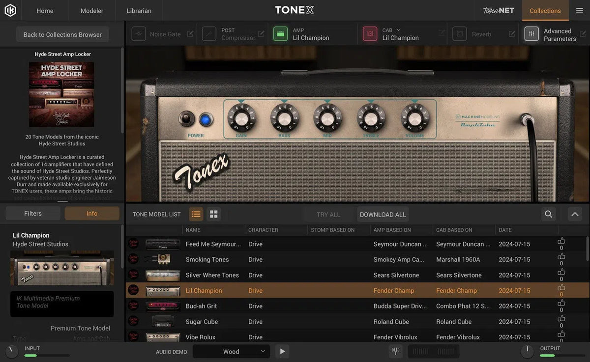IK Multimedia TONEX Hyde Street Amp Locker