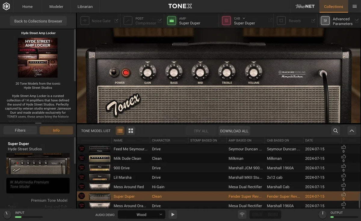 IK Multimedia TONEX Hyde Street Amp Locker