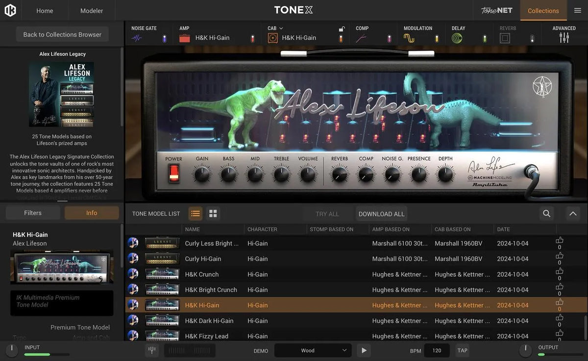 IK Multimedia TONEX Alex Lifeson Legacy