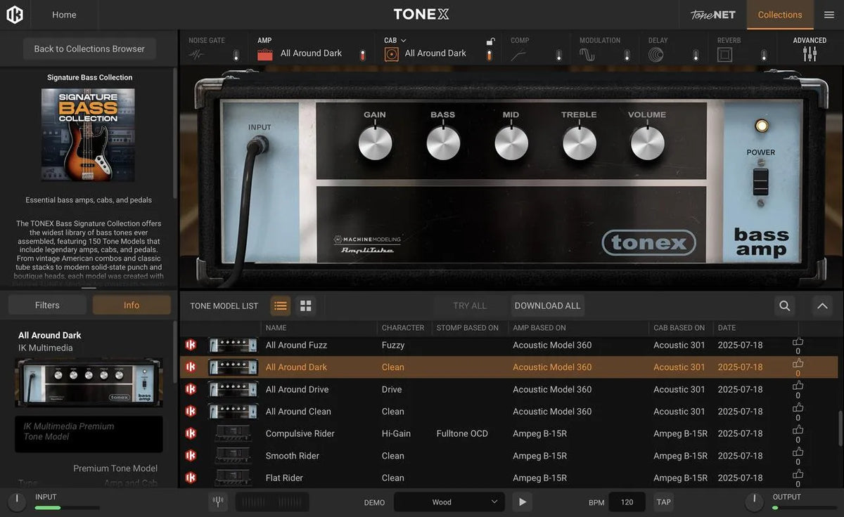 IK Multimedia TONEX Bass Signature Collection